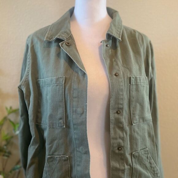New Universal Thread Army Green Oversize Jacket - Size XS - Picture 2 of 9
